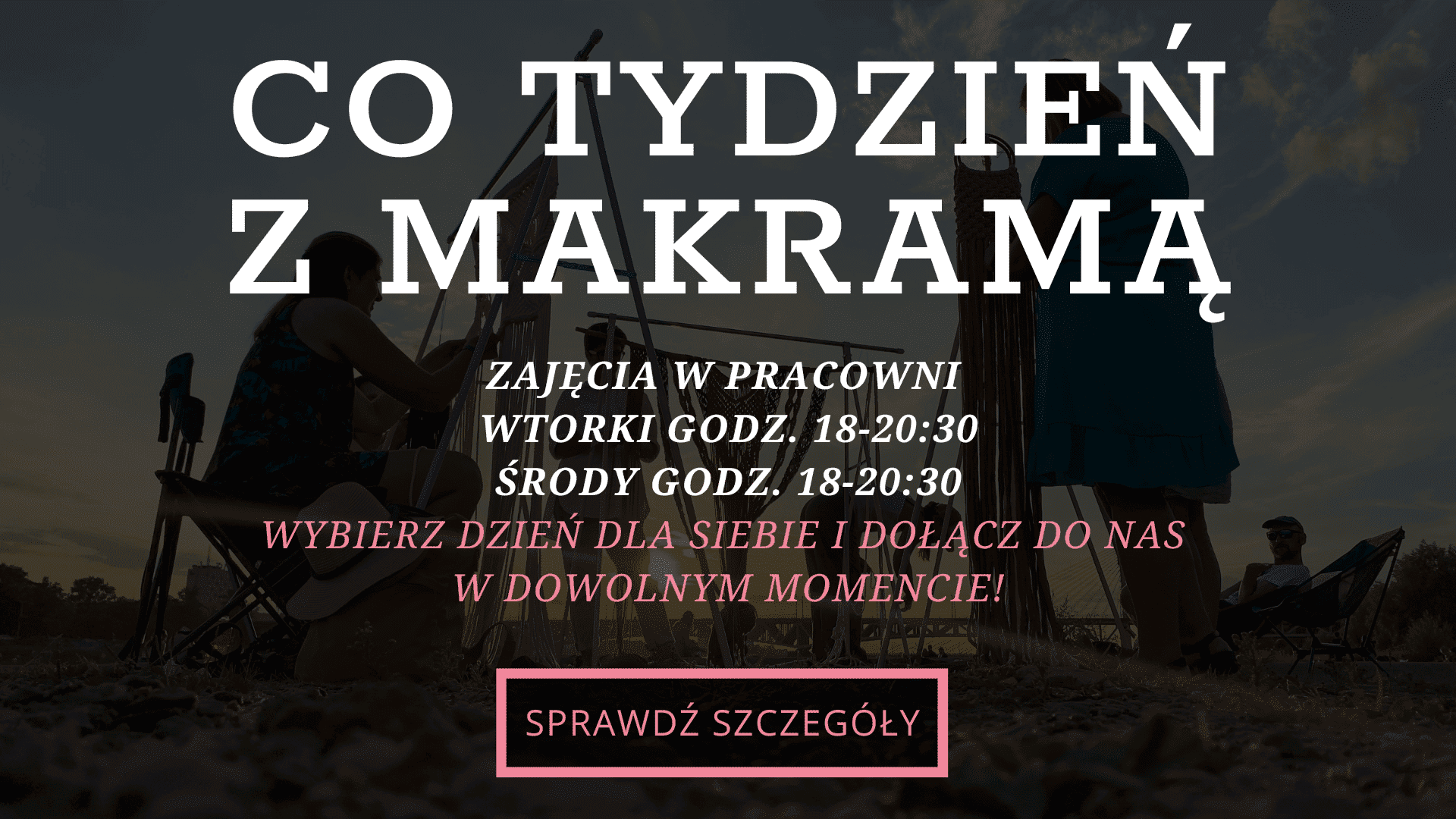 Cykliczne warsztaty makramy w Warszawie